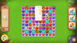 Gardenscapes  Level 48 Games4Fun ✅ [upl. by Nhtanhoj]