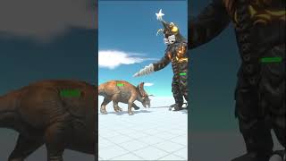 ARBS Shorts｜ Megalon vs Triceratops [upl. by Teillo811]