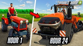 MEGA FARM FROM 0 ON FLAT MAP  SUPERCUT FARMING SIMULATOR 25 [upl. by Aicre]