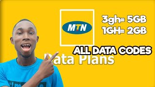 MTN GH cheap data bundles   2gh4GB  Data bundle codes [upl. by Yanffit797]