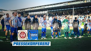 Pressekonferenz nach Wiesbaden  Hertha BSC [upl. by Hugo]