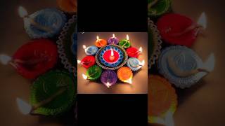 Diya decoration  Diya colouring 😱trendingsong viralvidioshort art diwali [upl. by Reena]