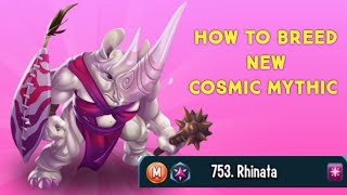 Monster Legends  How To Breed New Cosmic Mythic Rhinata [upl. by Gagliano]