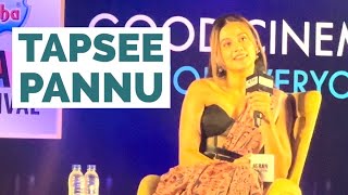 TAPSEE PANNU aayi Delhi [upl. by Messab968]