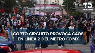 Qué pasó en la Línea 2 del Metro CdMx HOY 9 de julio 2024 [upl. by Nylcaj]