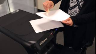 Fellowes® AutoMax™ Auto Feed Shredder  Manual Video [upl. by Geller]