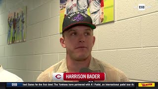 Harrison Bader says goodbye to Yankees before joining Reds [upl. by Annaesor808]