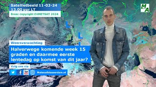 Voorjaarsvakantie zacht van start komende week 15 graden en eerste lentedag op komst van dit jaar [upl. by Tobye]