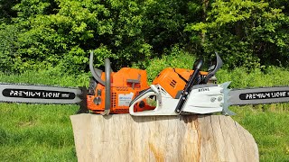 Husqvarna 365 Special and Stihl MS 500i [upl. by Akinert]