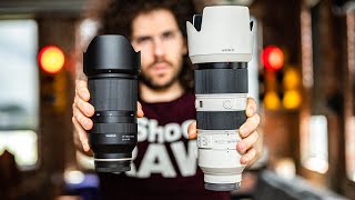 TAMRON 70180mm 28 REVIEW vs SONY 70200mm 28  DONT WASTE YOUR MONEY ON [upl. by Ackley]