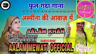 फुल गंदा गाना असमीना की आवाज में  Mewati Gana Asmeena Mewati ka super song👍AALAM MEWATI OFFICIAL [upl. by Rehposirhc]