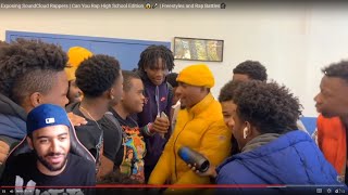 Exposing SoundCloud Rappers  Can You Rap High School Edition 😱🎤 Ft BRADLEY BEAL  REACTION [upl. by Regor]