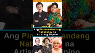 Part 2  Oldest Living Filipino Actors artista showbiz actors [upl. by Nawd]