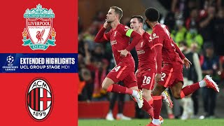 Liverpool vs Milan Extended Highlights  UCL Group Stage MD 1  CBS Sports Golazo [upl. by Ayam]