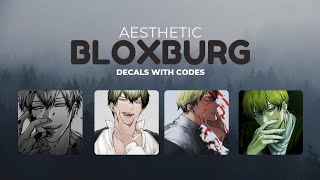 AESTHETIC NAOYA ZENIN JUJUTSU KAISEN DECALS FOR BLOXBURG  ROBLOX [upl. by Ennasil]