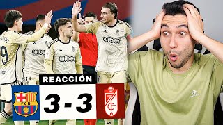 REACCIONANDO al Barcelona vs Granada 33 OTRO BATACAZO [upl. by Nittirb935]