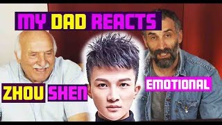 Zhou Shen 周深《Time to say goodbye》my dad reaction emotional [upl. by Aowda889]