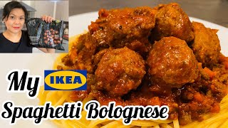 SPAGHETTI BOLOGNESE WITH IKEA MEATBALLS FILIPINABRITISH MOM VLOG [upl. by Watters66]