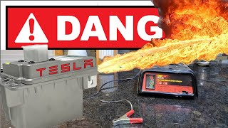 Tesla Battery Kitchen Explosion [upl. by Liamsi]