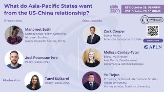 What do AsiaPacific states want from the ChinaUS relationship [upl. by Yadnil]