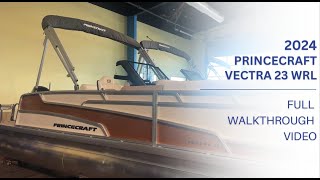 2024 Princecraft Vectra® 23 WRL Full Walkthrough  Fish amp Ski Marine Lake Ray Roberts [upl. by Pas769]