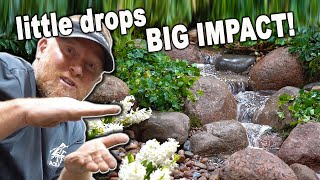 How to Build a Small Waterfall Using an Aquascape DIY Kit [upl. by Wallford728]