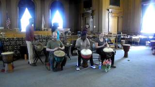 Djagbe with Mamady Keita 2012 Drum Connection Class in Boston [upl. by Noelani]