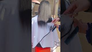 long hair cut off in public [upl. by Arianna412]