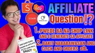 Pwede ba na shop ang e generate na link sa affiliate marketing at iba pang mga dapat malaman [upl. by Alleul]