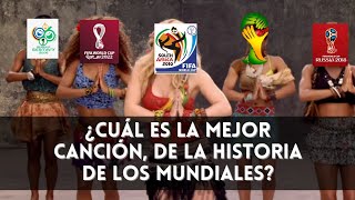 TOP 5 LAS MEJORES CANCIONES DE LOS MUNDIALES 🏆 ⚽️  futbol qatar2022 [upl. by Etnor361]