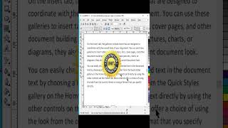 Create watermark in Coreldraw Short [upl. by Bardo]