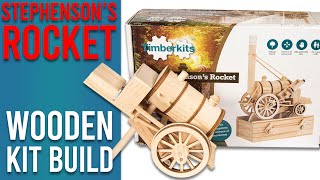 Building A Working Stephensons Rocket  Timberkits [upl. by Natloz306]