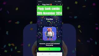 Piggy bank combo cards  20th November 2024 [upl. by Fred]