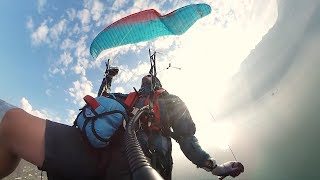 Paragliding  SAT attempt and collapse Epsilon 8 [upl. by Nivram150]