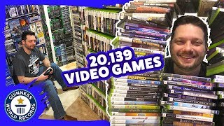 Worlds largest collection of videogames  Guinness World Records [upl. by Buskirk]