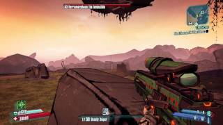 Borderlands 2  How to Solo Terramorphous as Zero in 2 minutes using Sniper [upl. by Otina]