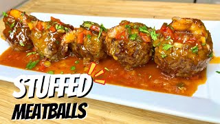 ShrimpStuffed Meatballs A Flavor Explosion [upl. by Scharf]