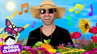 🌸 Garden Song  Learn Flowers and Gardening with Mooseclumps  Educational Songs for Kids [upl. by Schriever]