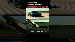 KOENIGSEGG Jesko Absolut  0 To 400kmh jeskoabsolut koenigseggjeskoabsolut koenigsegg [upl. by Bluma]