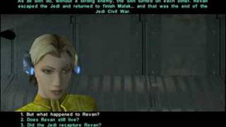 KOTOR 2 Part 16 quotHistory Lesson Pt1quot [upl. by Osnofedli]