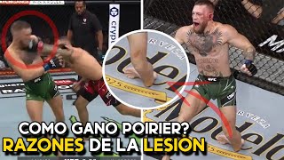 3 RAZONES de la LESIÓN  ¿Cómo DUSTIN POIRIER gano la TRILOGIA  Poirier vs McGregor 3 ANALISIS [upl. by Spiro]