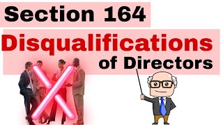 Section 164 Disqualification of Directors [upl. by Casey]