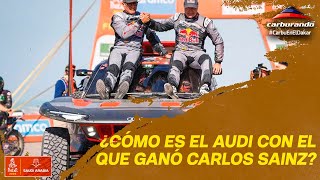 Dakar  Conocé en detalle el Audi con el que Carlos Sainz ganó en Arabia Saudita [upl. by Colombi349]