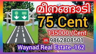 WRE162 75 Cent Land in Meenangadi മീനങ്ങാടിയിൽ 75 Cent സ്ഥലം  Wayanad Real Estate [upl. by Candra]