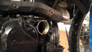 KLR 650 Oil Change [upl. by Bryan]