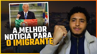 ÓTIMA NOTÍCIA para os IMIGRANTES em Portugal [upl. by Eixel]