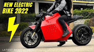 10 Futuristic Electric Motorcycles Incorporating Newest Design Trends amp Battery Technologies [upl. by Meeka]