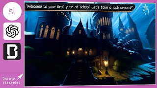 School Of Magic Interactive Virtual Tour Induction  Articulate Storyline 360 amp Blockade Labs Demo [upl. by Holtz62]