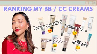 Ranking My Full BBCC Cream Collection  Holy Grails to Fails  glowwithava [upl. by Euhsoj]