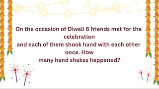 Combination Question for Grade 4 and above with a Diwali Twist [upl. by Llenrac]